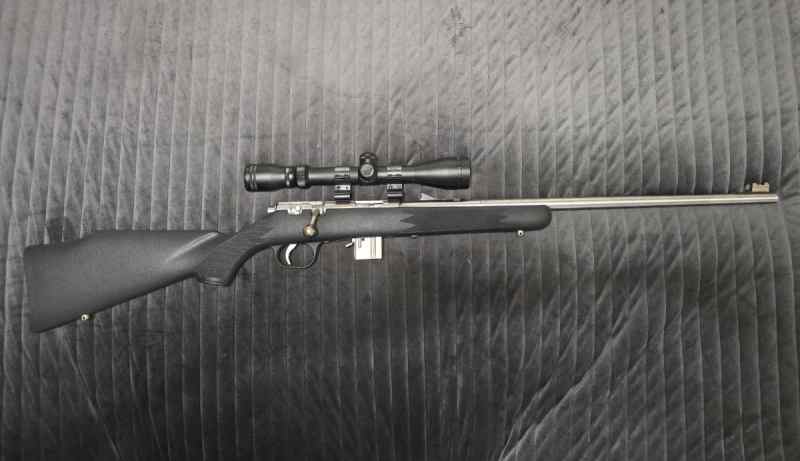 Marlin .22 Magnum rifle with Simmons 3X9X40 scope