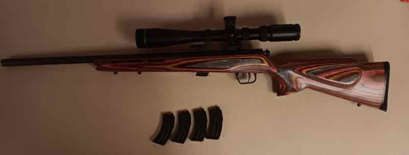 SAVAGE MK II BRJ .22LR HEAVY BARREL TARGET RIFLE