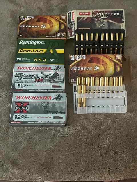 Various 30-06 ammo for sale or trade