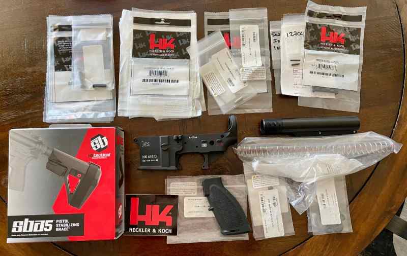 HK416 BRN4 lower receiver w/ HK lower parts kit