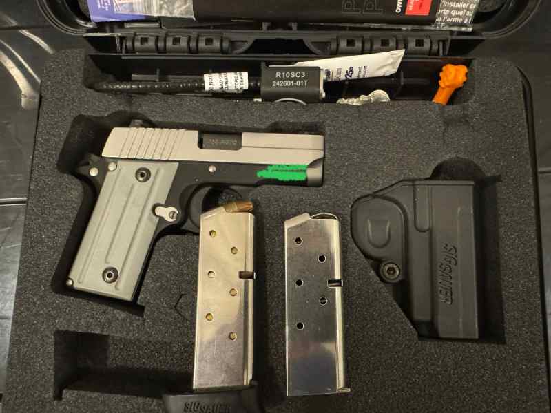 Sig Sauer P238 two tone with 2 Mags!