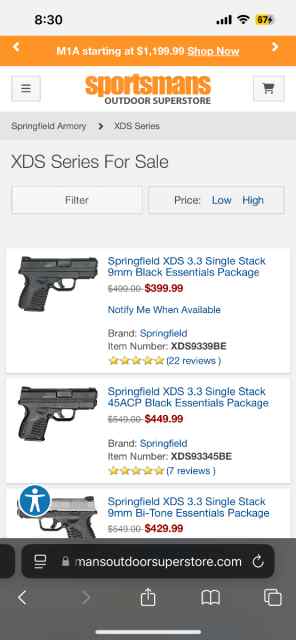 Xds 40 cal 