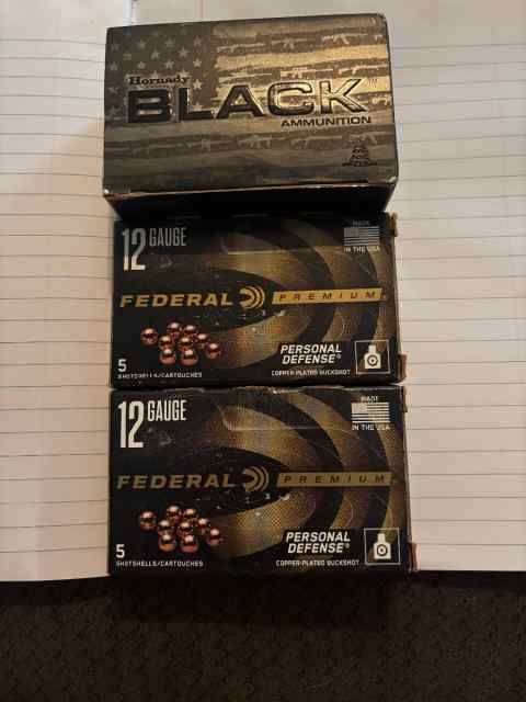 WTT Hornady and Federal buckshot for 9mm 