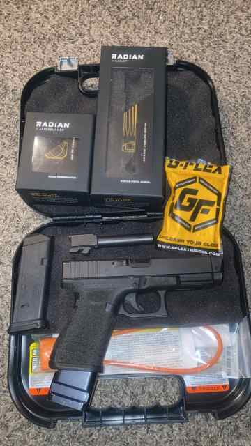 Glock 19 W/ Radian Afterburner and binary trigger