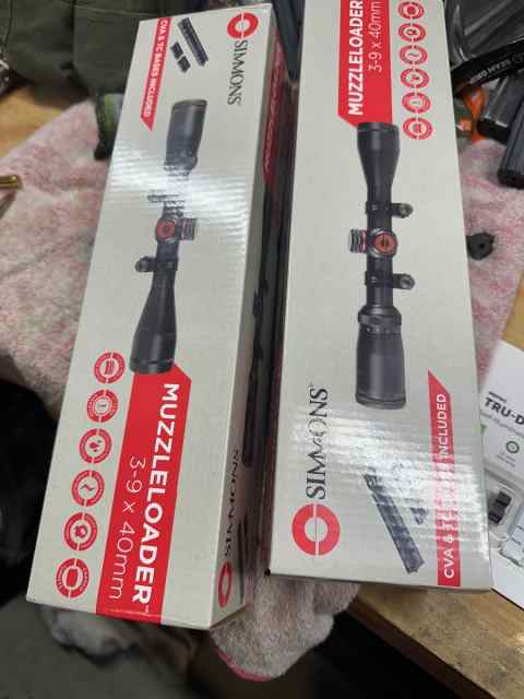 Two Simmons Muzzleloader Scopes