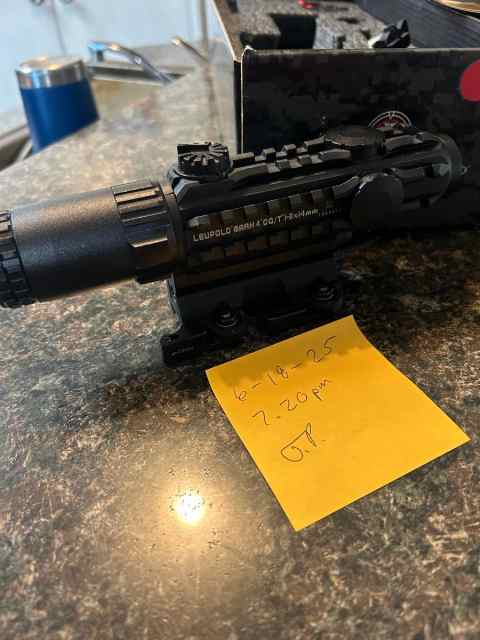 Leupold MK4 CQ/T 1-3 LaRue mount