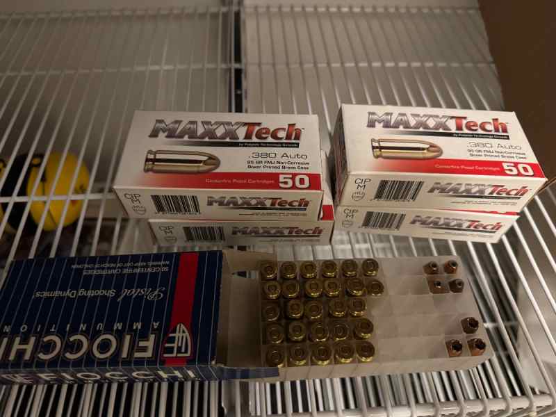 234 rounds of .380 ACP ammo 