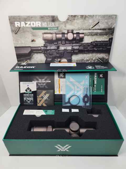 Vortex Razor HD Gen III 1-10x24 FFP (New)