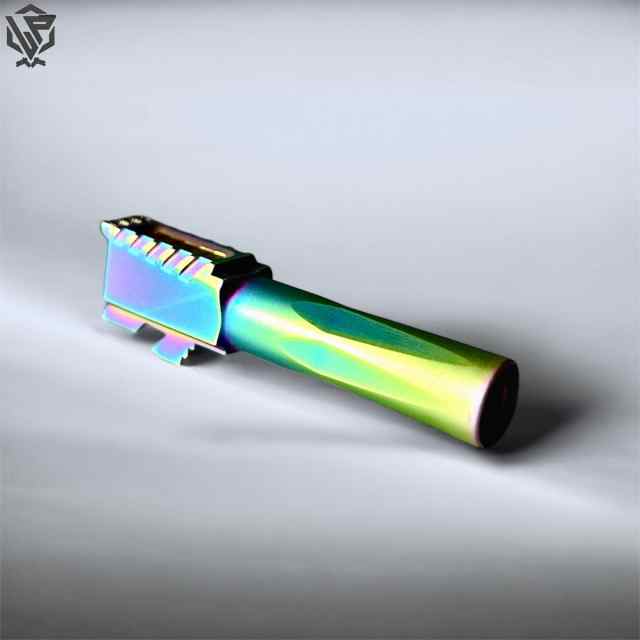 Glock 26 Serrated 9MM Barrel - Rainbow TIN