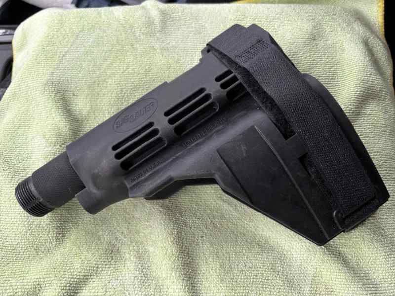 Sig Pistol brace with Buffer Tube