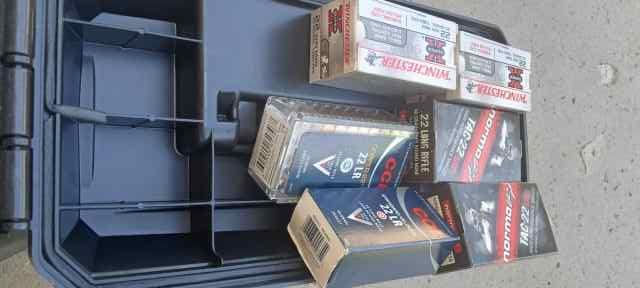 About 2300 rounds of 22lr 