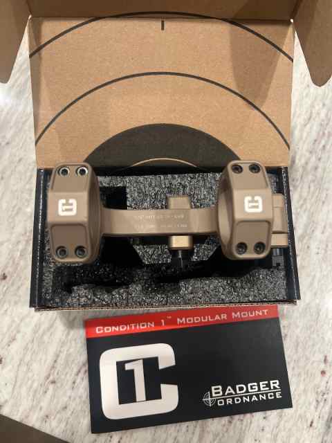 Badger Ordnance 1.73 FDE 34mm Brand New LPVO scope