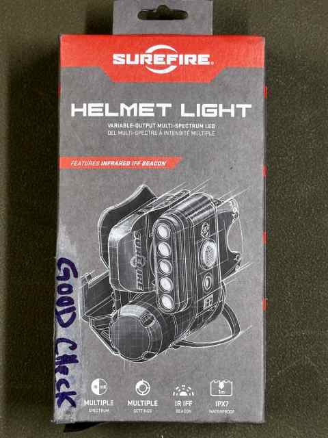 MILITARY TACTICAL SUREFIRE HELMET LIGHT