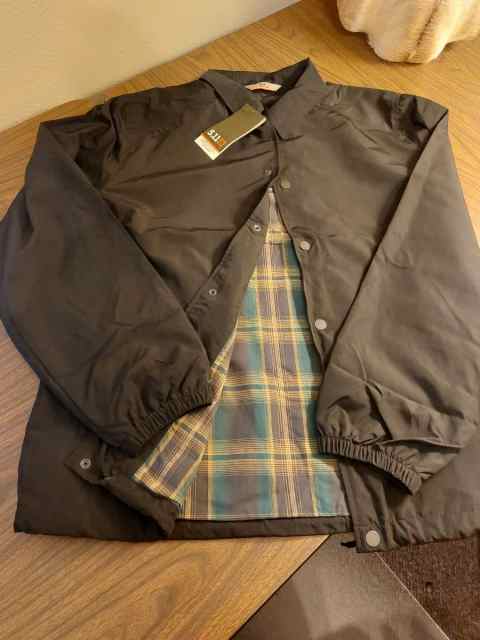 5.11 Tactical Raghorn Coaches Jacket New Blk Lg