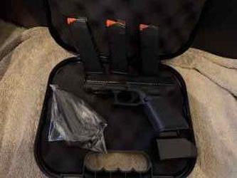 New Glock 23 Gen 5 Green Factory Night Sights