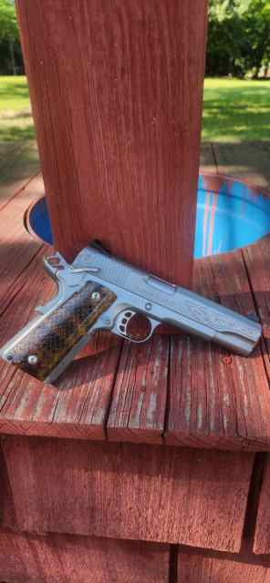 TEXAS EDITION TISAS ENGRAVED STAINLESS 1911