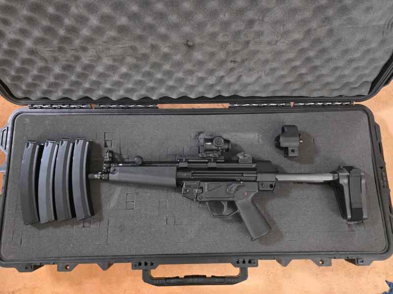Zenith ZF-5 (MP5/SP5 Clone) SB Brace, Prism Optic
