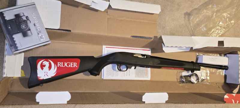 Ruger 10/22 Tactical with red dot - NIB 