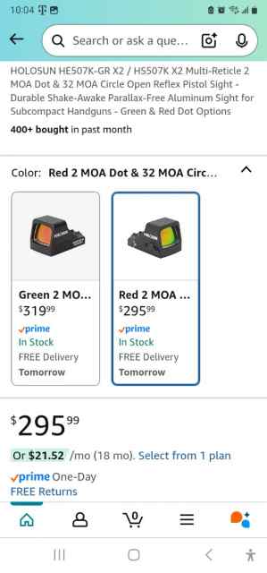 Holosun 507k red dot 
