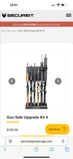 Secureit Tactical Rifle Safe Retrofit Kits (2)