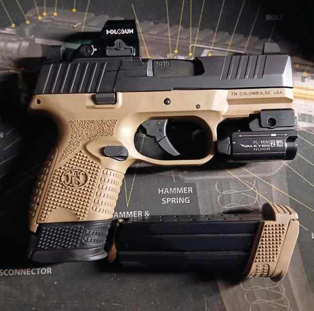 Trade F&amp;N 9mm with Olight Mini and Holosun 507c
