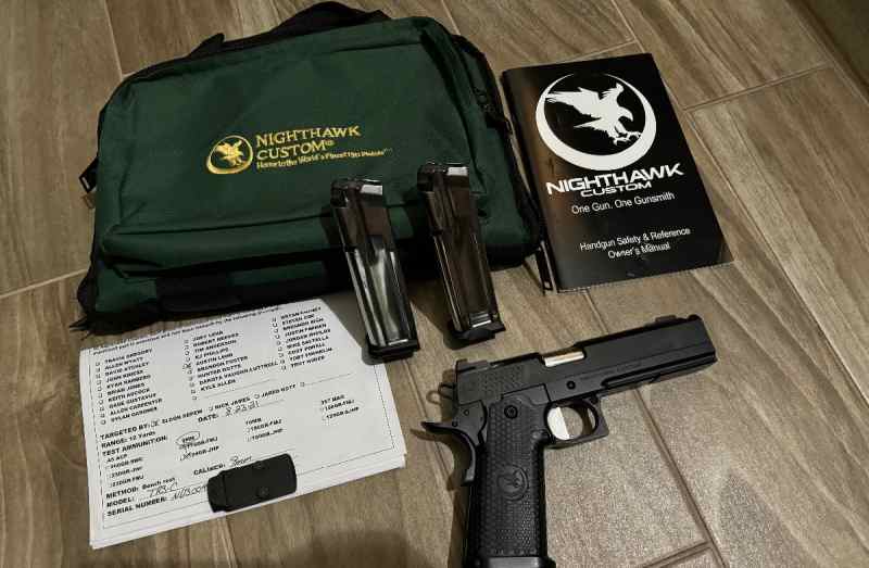 nighthawk custom trs comp 2011 9mm 1911