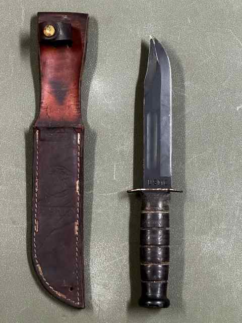 MILITARY TACTICAL U.S.M.C. K-BAR FIGHTING KNIFE