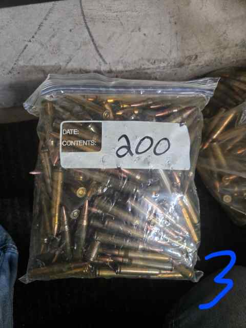 .223 FMJ Ammo and Green Tip 5.56