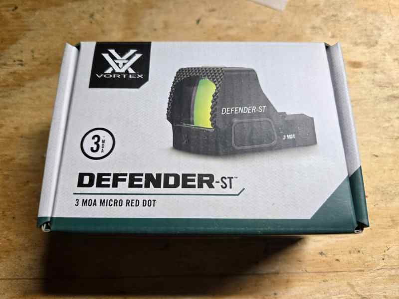 Vortex Defender ST 3 moa red dot