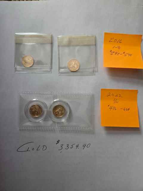 1/10 oz American Gold Eagles