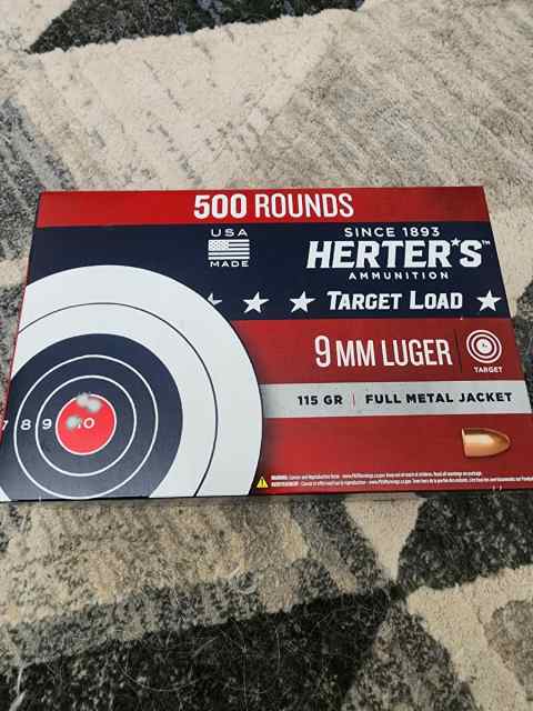 9mm Luger - New in Box - 500rnds