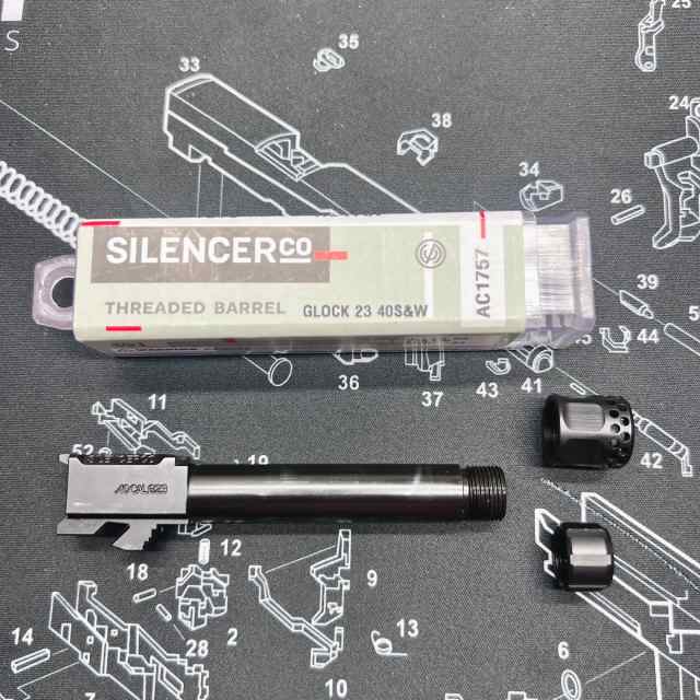 Glock 23 Threaded Barrel + Comp