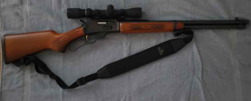 Marlin 30 30, 30AW, JM stamped lever action rifle