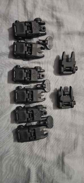 Flip up sights 