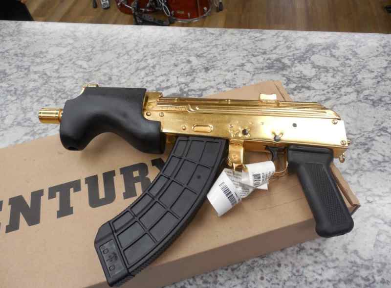 Micro Draco Excellent Gold Slightly Unique Pistol