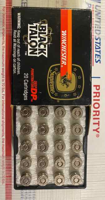 FS: Winchester Black Talon 147gr 9mm - Box of 20