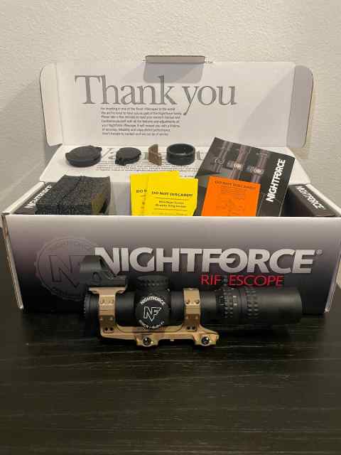 Nightforce ATACR 1-8x24mm F1 FC-DMx Reticle