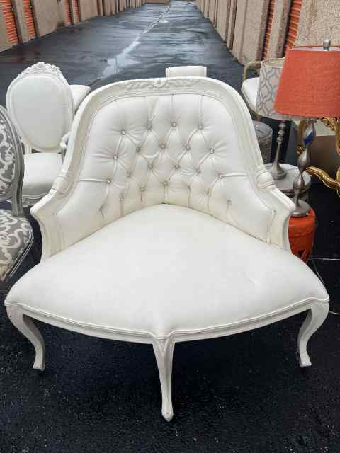 White antique furniture and other pieces 