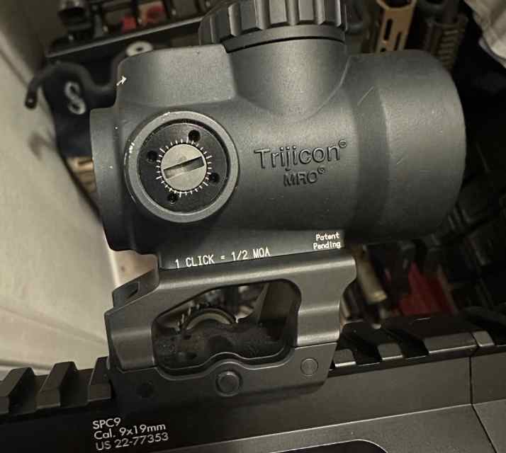 Trijicon MRO with scalarworks mount 