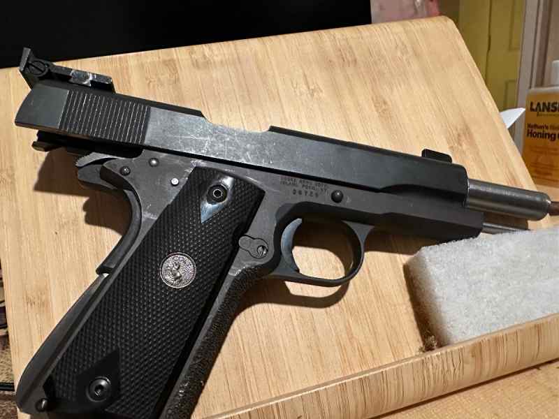 Custom 1911 bullseye 45 ACP J.E. Clark stamped 