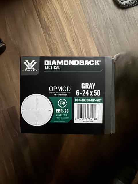 Gray Vortex OPMOD Diamondback Tactical 6-24x50mm