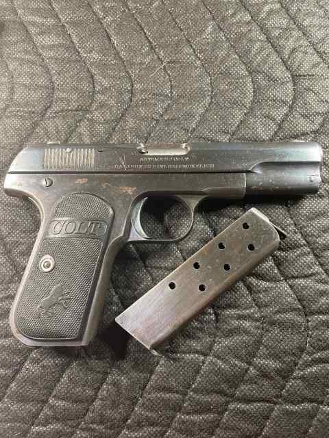 Early 20th Century War Era Colt 1903 cal.32ACP 