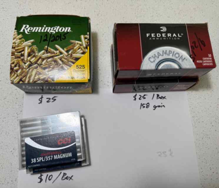 Misc Ammo .22 LR .357 Magnum