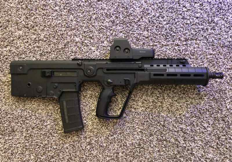 Tavor X95 5.56 w Eotech, Geissele, and Manticore