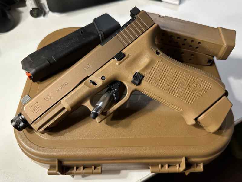 GLOCK 19X MOS THREADED TALL SIGHTS TIMNEY TRIGGER