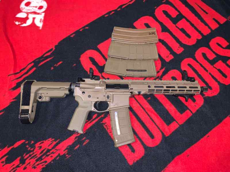 Aero Precision 10.5 300 black out AR pistol (FDE)