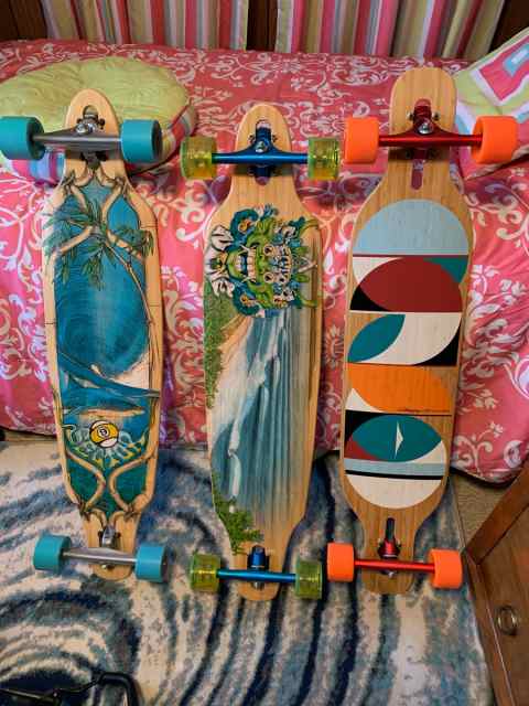 Longboard skateboards