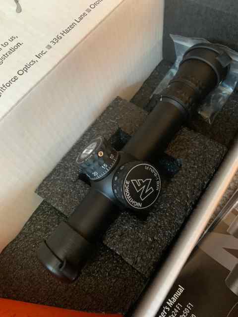 Nightforce NX8 1-8/ADM mount