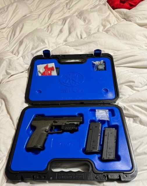 FN Five-seven with night sights in 5.7x28mm 