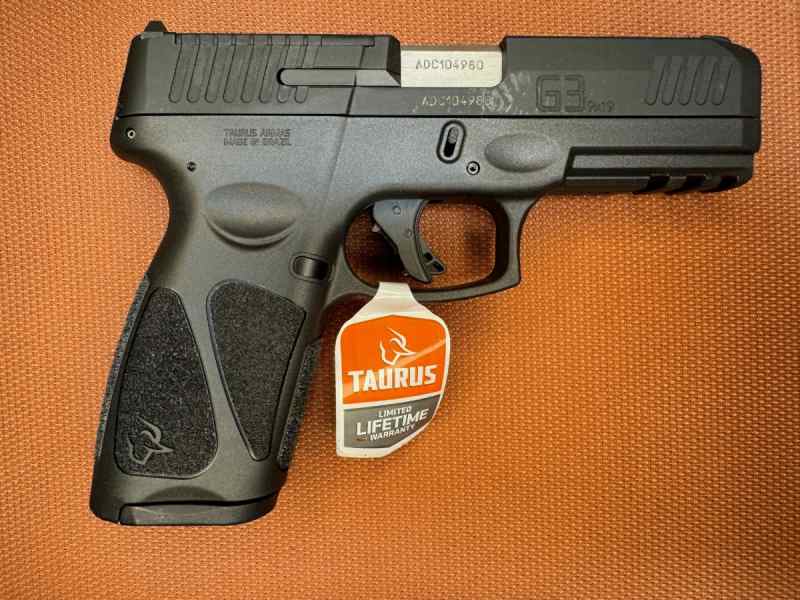 NEW IN BOX - Taurus G3 - 9mm - 4&quot; (TORO PKG OR)